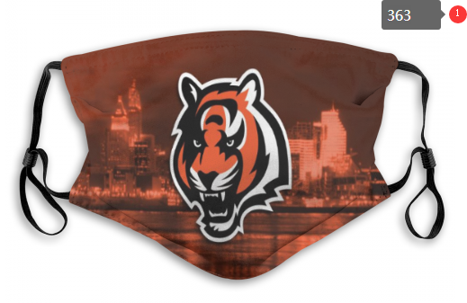 NFL Cincinnati Bengals #7 Dust mask with filter->nfl dust mask->Sports Accessory